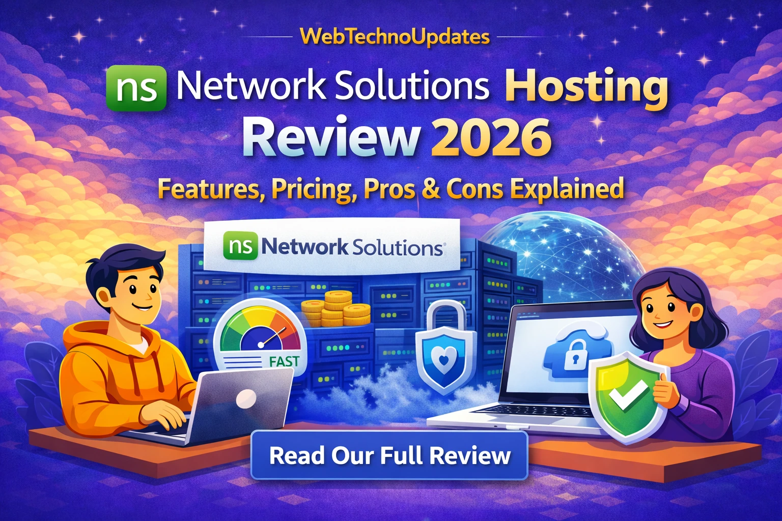 Network Solutions Hosting Review 2026- Features, Pricing & My Honest Opinion create banner